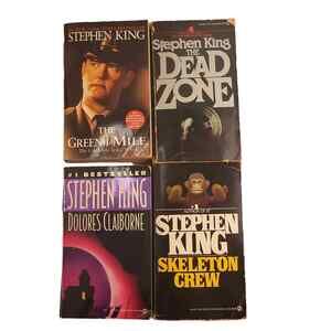 Stephen King Lot - Skeleton Crew, Dead Zone, Dolores Claiborne & The Green Mile